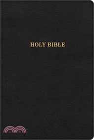 KJV Large Print Thinline Bible, Black Leathertouch