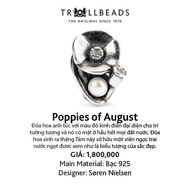 TROLLBEADS Bead Bạc Cao Cấp Poppies of August