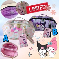 全新正品 Lesportsac x Sanrio Character Kuromi Melody 化妝袋  旅行 多用途 大容量 防污防水 多格 送禮