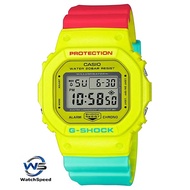 Casio G-Shock DW-5600CMA-9D Breezy Rasta Color Standard Digital Men's Watch