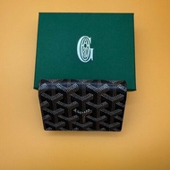 Goyard 全新 卡包 卡片夾 名片夾 Malesherbes 卡片包 黑色 / 棕色 黑棕