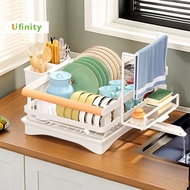 Lifinity Dish Drainer Dish Rack Dish Drying Rack Plate Organizer Storage Shelf Kitchen Rack