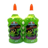 2pcs Elmers Classic Glitter Glue Color Washable 177ml Green