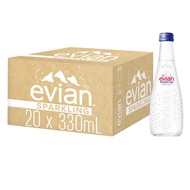 Evian Sparkling Carbonated Natural Mineral Water 330ML/750ML/12X750ML/20x330ml/Balmain 2022 Limited 