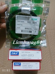 Bộ 2 bi 1 phớt máy giặt Panasonic NA - 148VG3 140VS4 V90FX1 V10FX1 V95FX2 mới