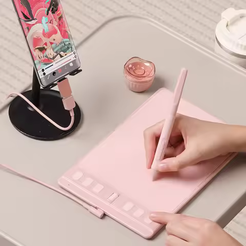 Huion Inspiroy 2 S Graphics Tablets H641P New Pen Tablet 6.3x3.9 Inch PenTech 3.0 Battery-Free Stylu