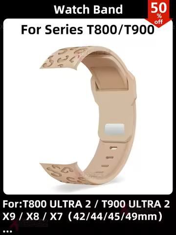 Silicone Strap For T900 ULTRA 2 Smart Watch T800 ULTRA 2 X9 X8 X7 i8 i10 PRO MAX Ultra Smartwatch Le