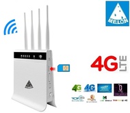 4G Router 4 เสา สัญญาณแรง 4G เร้าเตอร์ ใส่ซิมปล่อย Wi-Fi,1200Mbps Dual-Band 2.4G+5G้hz ,Turbor Fast Speed