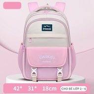 Balo học sinh cấp 1 2 cho bé trai gái đi học tiểu học vải Oxford cao cấp chống nước BF18-181
