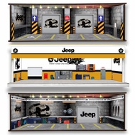 KRMK DIORAMA GARAGE 1: JEEP GARAGE64 WITH LED