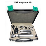 Professional Medical Diagnosis Otoscope Ophthalmoscope Set, ENT Diagnostic Kit, LED Ear Scope, Ear C