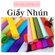 Rolls of crepe paper, wrinkled paper to make flowers - handmade items crepe paper flower bouquet