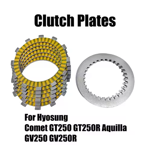 For Hyosung Comet GT250 GT250R Aquilla GV250 GT GV 250 250R Motorcycle Accessories Clutch Friction S
