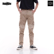 HaeRDe - Celana Cargo Panjang Pria Dewasa Jumbo Kimpol Slimfit Reguler Size 27-38 Celana Kargo Panja