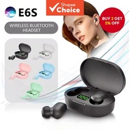 E6S Earphones Wireless Bluetooth Headset Noise Cancelling Headsets With Microphone Headphones High Q