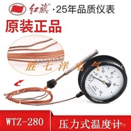Made Temperature Range Measurement Thermometer Pressure Type WTZ-280 Red Flag Various Thermometers H