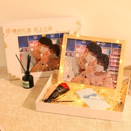 Creative Gift Box Puzzle Photo Frame Customized Table Birthday Send Girl Meaningful Commemorative Va