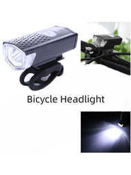 1個防水usb充電自行車led閃光燈,夜間山地/公路騎行安全燈