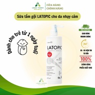 [CÓ TEM] Sữa tắm gội LATOPIC Probiotic Emollient - Dành cho da nhạy cảm viêm da cơ địa da khô ngứa c