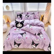 Set ga gối hình Kuromi dễ thương đủ kích thước m6/m8/2m2