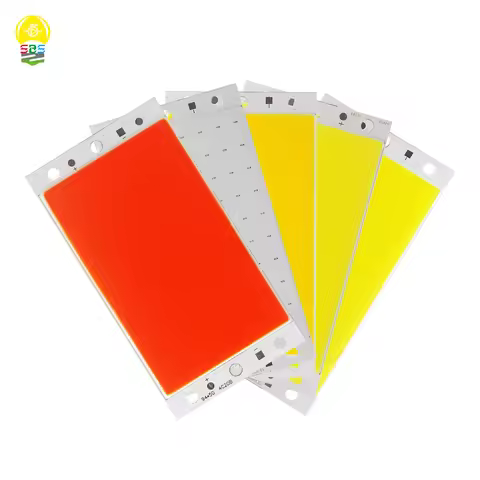94x50mm DC 12V 16W COB LED Panel Light Strip Lamp Module 1600LM Ultral Bright 5 Colors Chip On Board