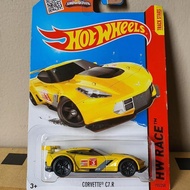 HW HOTWHEELS CORVETTE C7 ROriginal YELLOW RACEHW
