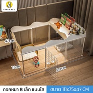 Cherie Pet シ คอกหมา คอกสุนัข บ้านหมา กรงสุนัข ต่อDIY  คอกสุนัข คอกสัตว์เลี้ยง กรงหมา รั้วสัตว์เลี้ยง