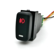 1Pc For Mitsubishi Pajero V73 V93 Lancer Outlander ASX L200 RED LED Power Front Rear Fog Light Fan S