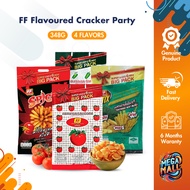 FF Flavoured Cracker Party Size 348g – Tasty Crispy Snack, Tomato, Spicy, Seaweed, Paprika Flavors