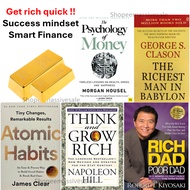 ENG* Psychology of Money Atomic Habits Think and Grow rich dad poor dad book ebook