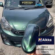 AIKKA CK14 British Racing Green III Supreme Crystalizer 2K CAR PAINT Cat Kereta Motor Cat Bancuh Sia