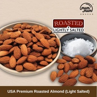 USA Premium Roasted (Lightly Salted) Almond/ Kacang Badam Panggang Bergaram