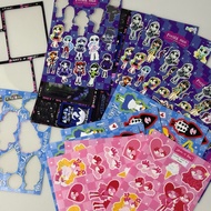 Limited Stock A6 Sticker Sheet by Alixos (in Transparent Paper)