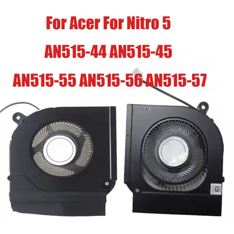 For Acer For Nitro 5 AN515-44 AN515-45 AN515-55 AN515-56 AN515-57 DC5V 0.5A Laptop CPU GPU Fan