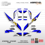 Abrend Decal - F1ZR Graphic Striping Original Printing Yamaha F1 Sticker/ ZR F1ZR Sticker/ Stock Dec