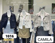 （POSH CODE/CAMILA-PC1016）Womens jacket New summer versatile denim long-sleeved coat