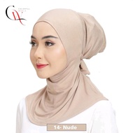 Adjustable Anak Tudung Inner Neck Tie Back || Inner Ninja Tuddung Cotton Viscose | COTTON JERSEY | T