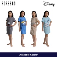 Forest Baju Tidur Budak | ( 1 Piece ) Forest x Disney Kids 100% Cotton Sleep Dress Pyjamas Selected 