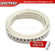 100PCS 1206 SMD Resistor 5% 2.2 ohm chip resistor 0.25W 1/4W 2.2R 2R2
