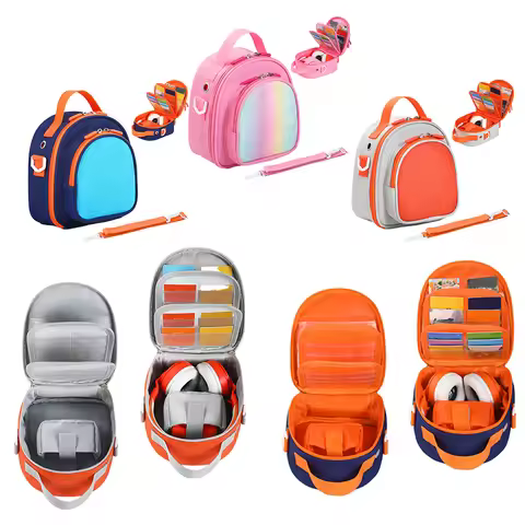 Carrying Case for Yoto Mini (2024 Edition) Travel Storage Bag with Shoulder Strap Travel Case for Pl