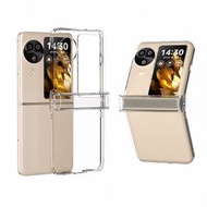 全城熱賣 - 適用於OPPO Find N3 Flip 三件套TPU+PC透明手機殼
