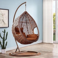 ST/🎽Magic Leaf Rattan Hanging Basket Internet Celebrity Cradle Chair Rattan Chair Indoor Swing Glider Double Balcony Ham