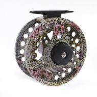 Fly Fishing Camouflage Fishing Reel Reel Black Silver Fishing Reel Large Middle Front Reel Left Righ