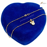 SET KALUNG ANAK PERAK ASLI SILVER 925 LAPIS EMAS PUTIH - MODEL LIONTIN MICKEY PERMATA - PERHIASAN PE