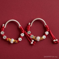 Dragon Snake Half Bracelet Safe Hand Rope Pure Silver 999 Pendant Half Bracelet Baby Joy Hard Baby S