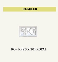 Roster/Lubang Angin/Ventilasi Keramik ( Royal 10cmx20cm) - TRISENSA