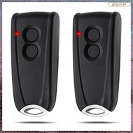 [L E U R] 2pcs Garage Opener Remote Control for  RSC2-433 RSE2-433,RSZ1-433,Gate Handheld Transmitte