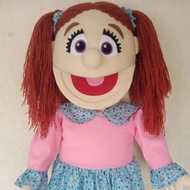 boneka muppet cablak dongeng ventriloquist edukasi 70 cm cewek kuncir