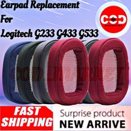 Earcup Foam Earpad Cushion Logitech G233 G433 G533 G 233 433 533
