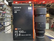 SONY FE 100mm F2.8 MACRO GM 行貨 齊盒 全新一樣